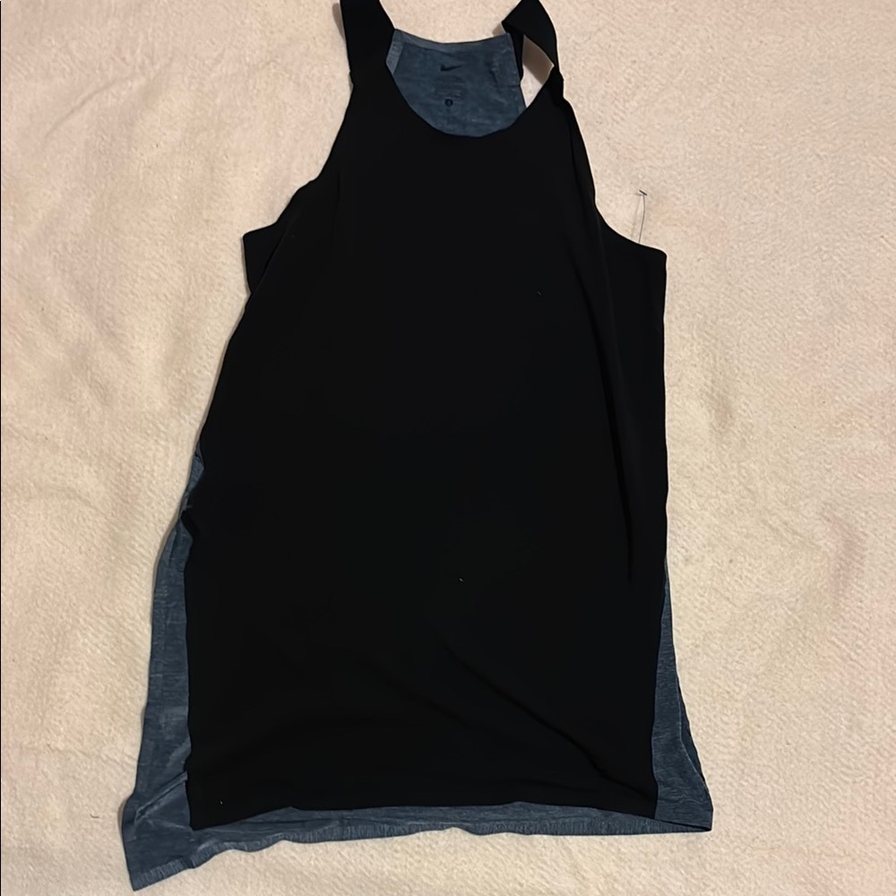 Black and Gray Women's Tank Top
